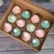 15-Pack Brown Cupcake Boxes 12 Holders Cake Carrier Food Grade Kraft Pop-up Bakery Boxes 13.8 x 9.5 x 4inch with Inserts and PVC Windows Fits 12 Cavity Cupcake Pack of 15